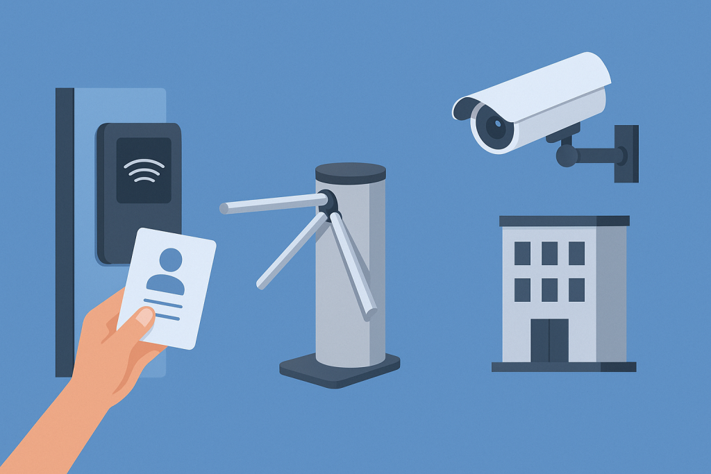 Ofisler İçin Akıllı Güvenlik Paketleri: Kartlı Geçiş, Turnike, CCTV 🏢🔐